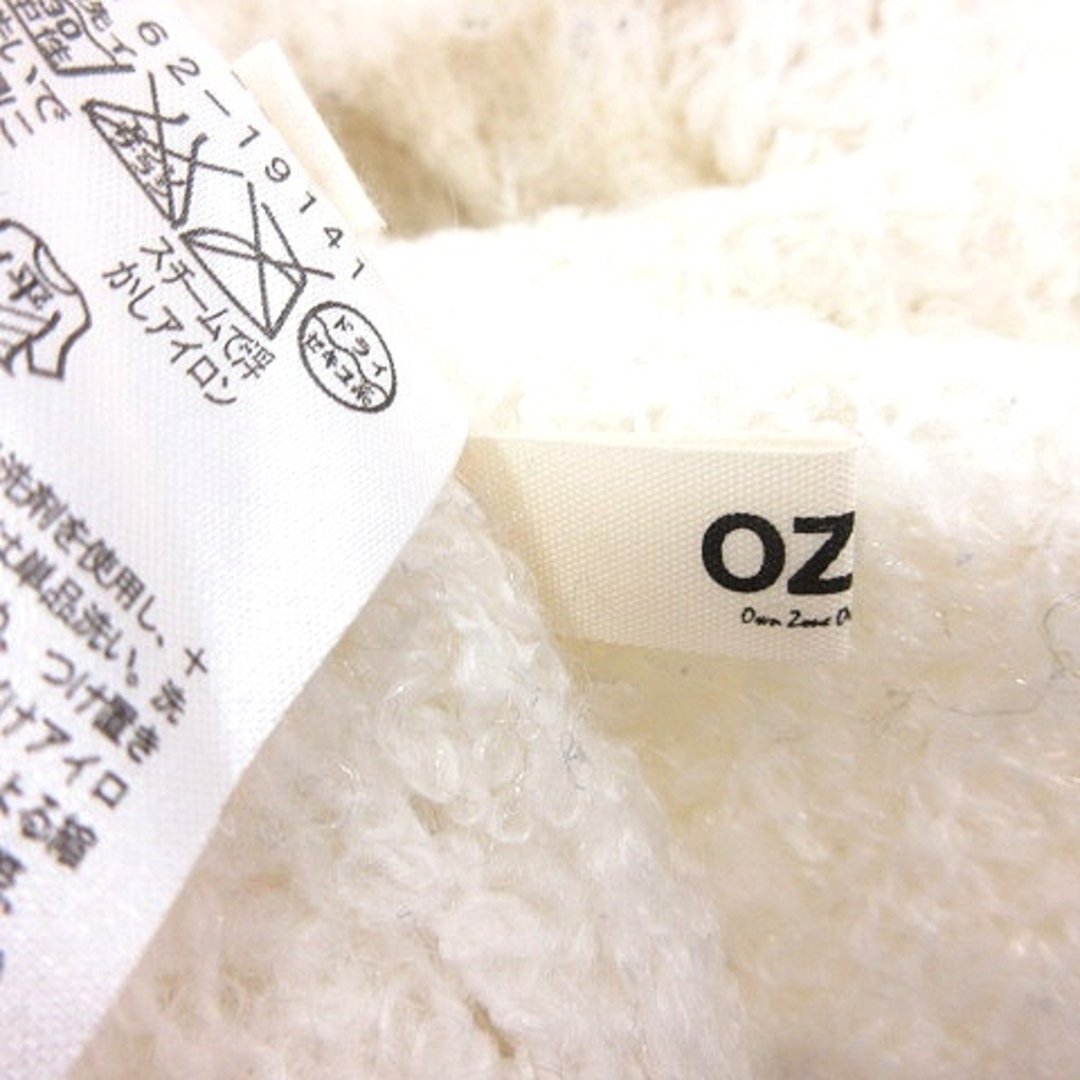 OZOC(オゾック)のオゾック ニットセーター オフタートル モヘヤ混 長袖 38 アイボリー ■MO レディースのトップス(ニット/セーター)の商品写真