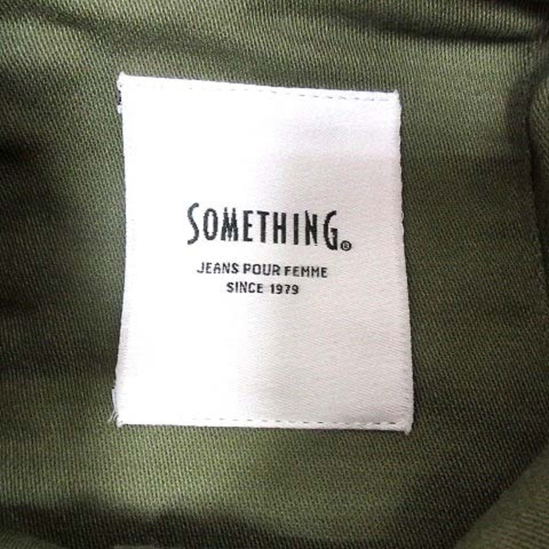 SOMETHING(サムシング)のsomething ステンカラージャケット 長袖 L 緑 グリーン /YK レディースのジャケット/アウター(その他)の商品写真