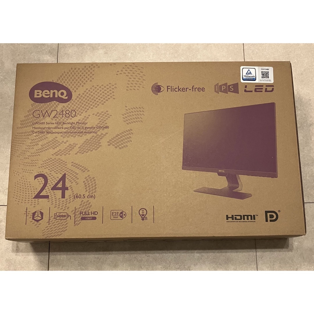 BENQ GW2480 モニター　新品未開封