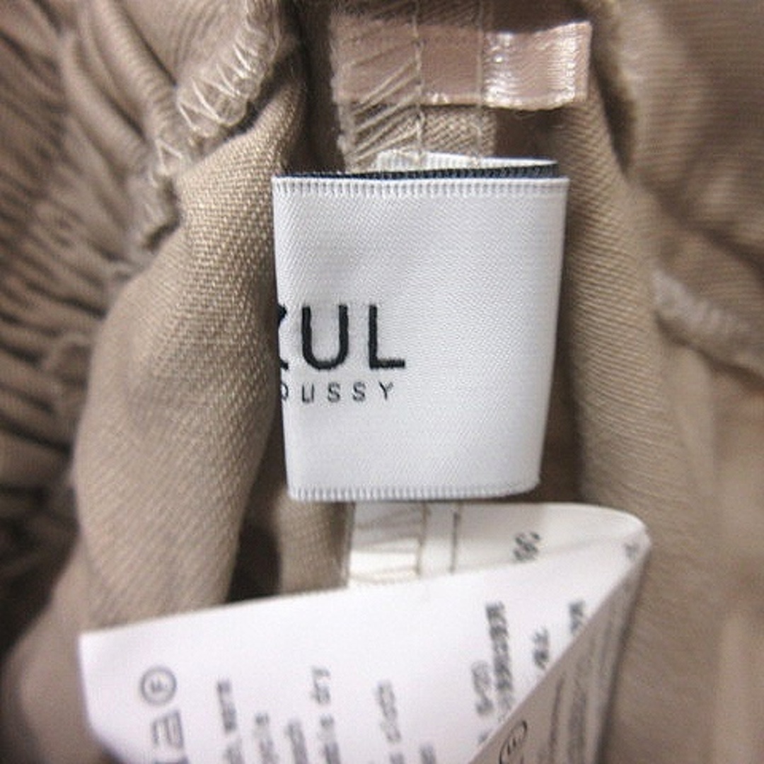AZUL by moussy(アズールバイマウジー)のアズールバイマウジー フレアスカート ギャザー ロング S ベージュ /YI レディースのスカート(ロングスカート)の商品写真