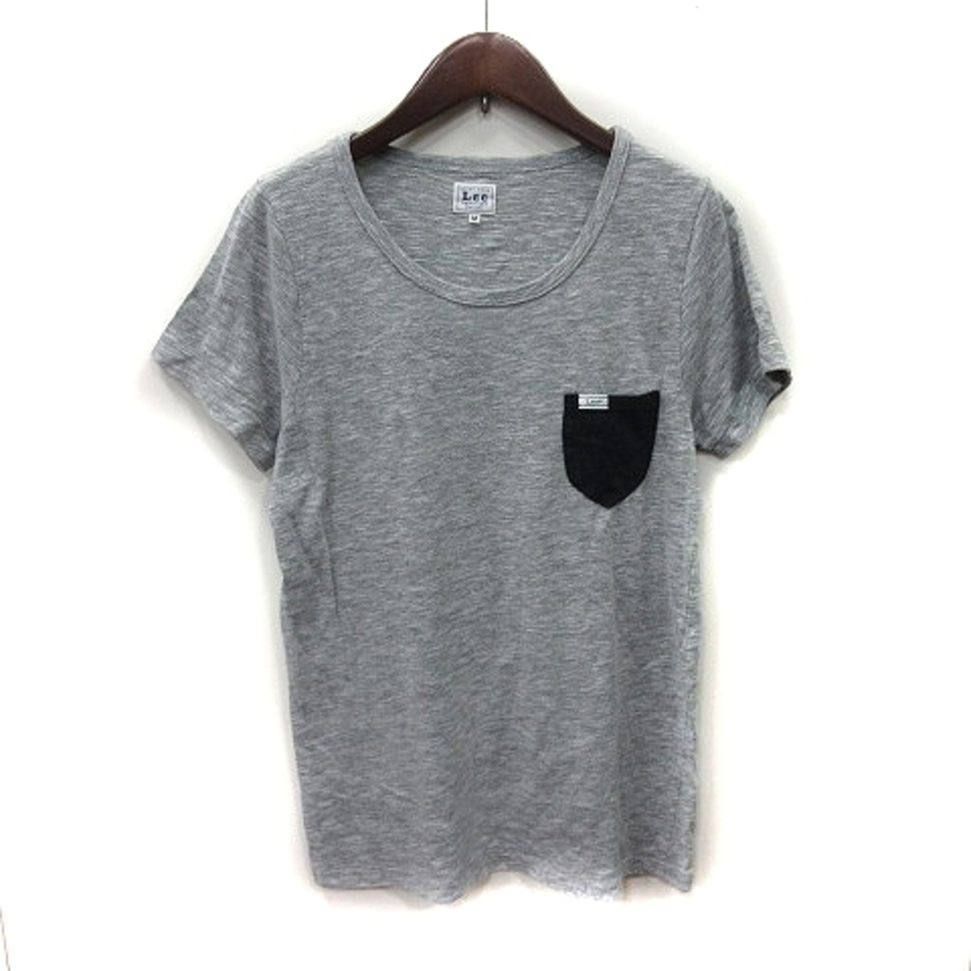 Lee(リー)のリー Tシャツ カットソー 半袖 総柄 M グレー /YI レディースのトップス(Tシャツ(半袖/袖なし))の商品写真