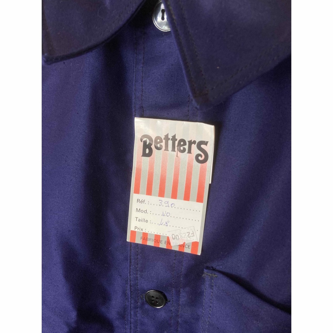 【新品デッドストック】 Betters モールスキン フレンチワークジャケット メンズのジャケット/アウター(カバーオール)の商品写真