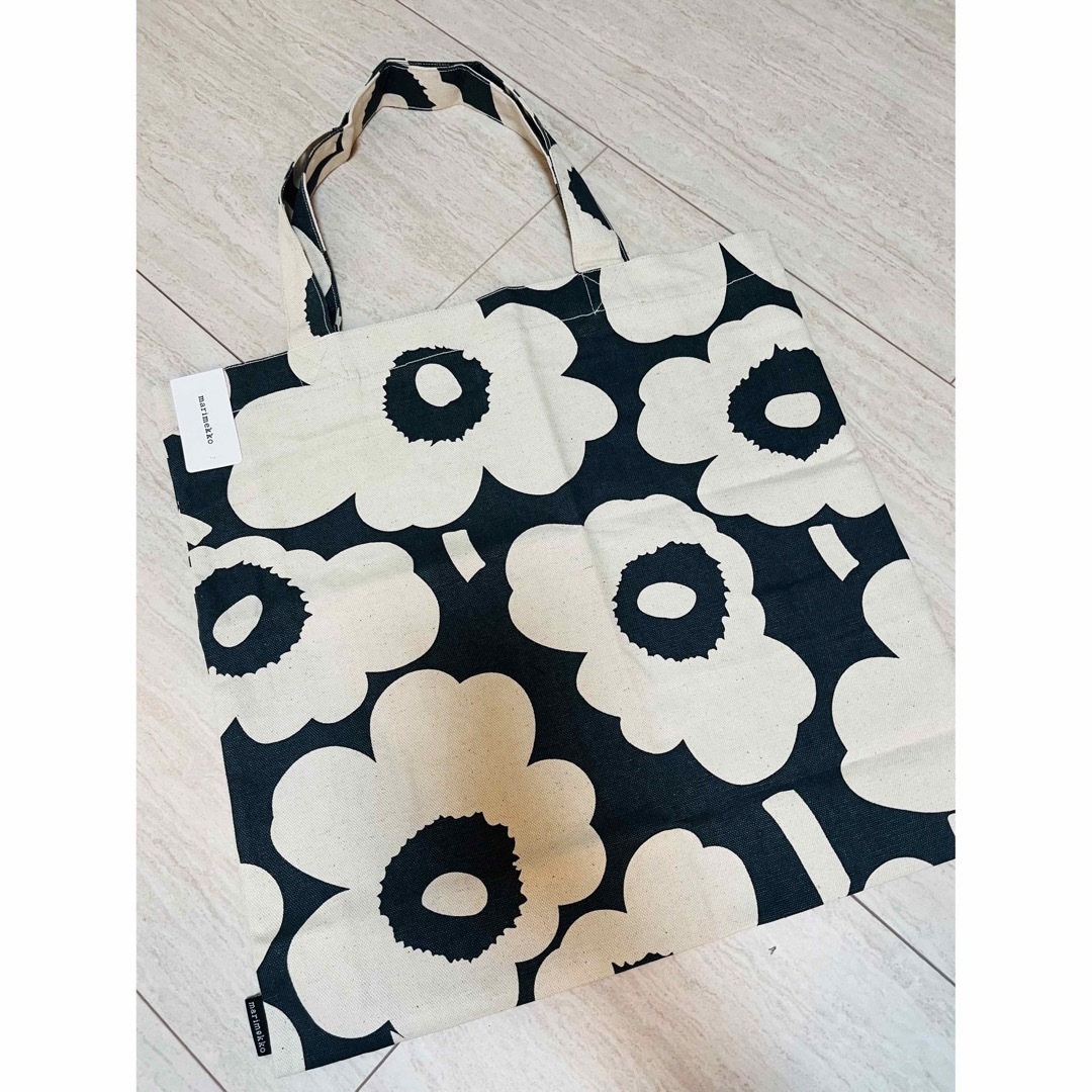 marimekko - 新品マリメッコUnikko柄リネントートバッグエコバッグの