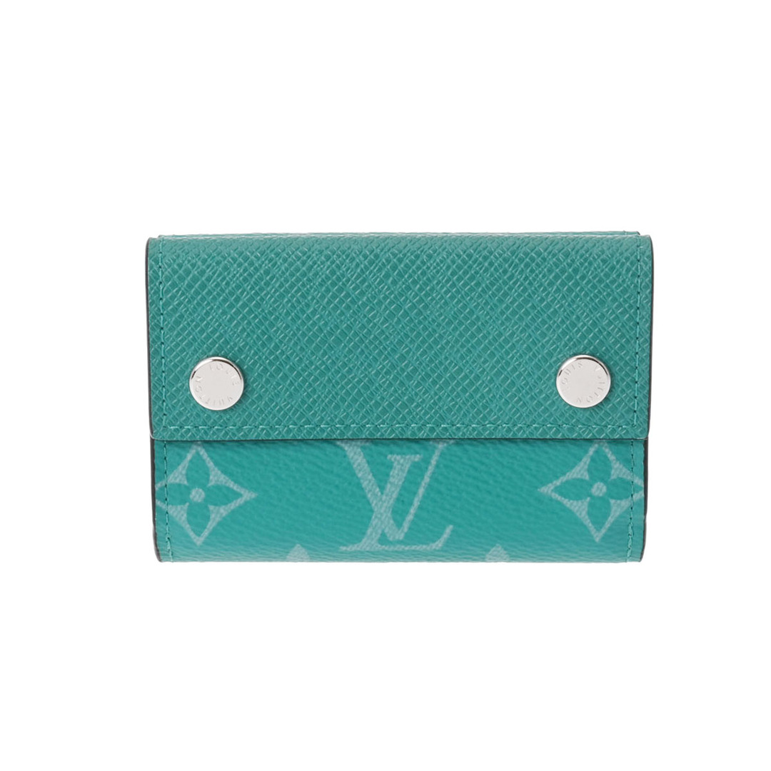 Louis Vuitton Discovery Compact Wallet Monogram  Taiga Pine Green