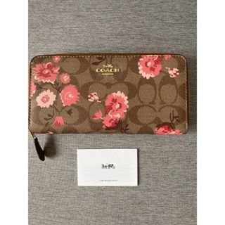 COACH /コーチ　長財布　F78018 可愛い花柄(その他)