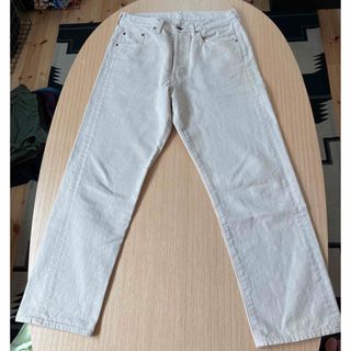 オーラリー(AURALEE)のA.PRESSE "Washed Denim Pants" (ECRU)"(デニム/ジーンズ)