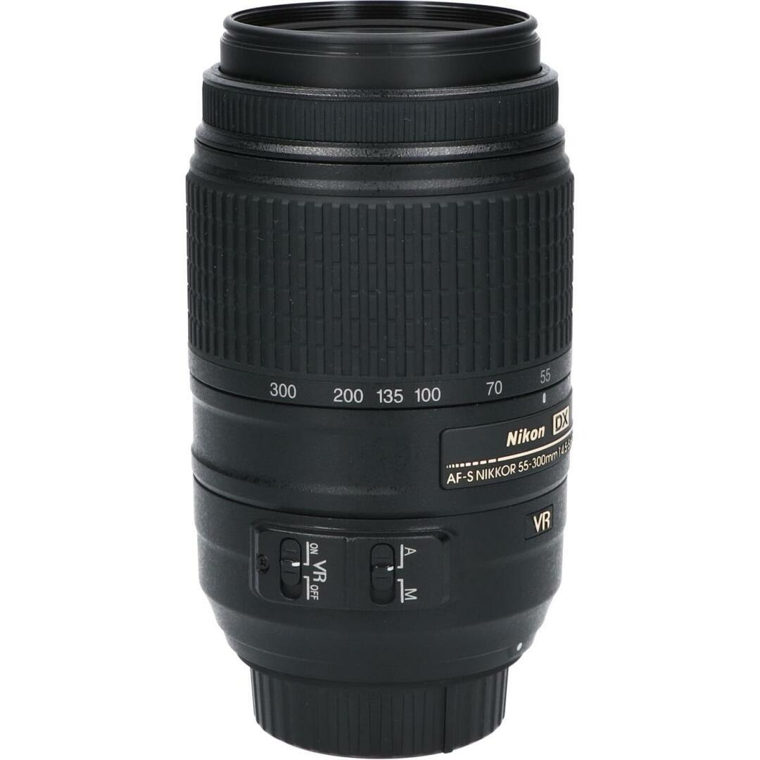 Nikon(ニコン)のＮＩＫＯＮ　ＡＦ－Ｓ　ＤＸ５５－３００ｍｍ　Ｆ４．５－５．６Ｇ　ＶＲ スマホ/家電/カメラのカメラ(レンズ(ズーム))の商品写真