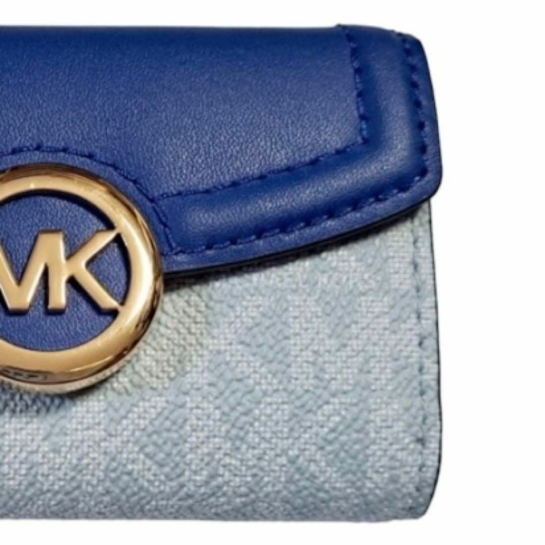 新品】MICHAEL KORS マイケルコース 三つ折り総柄レザーキーケース