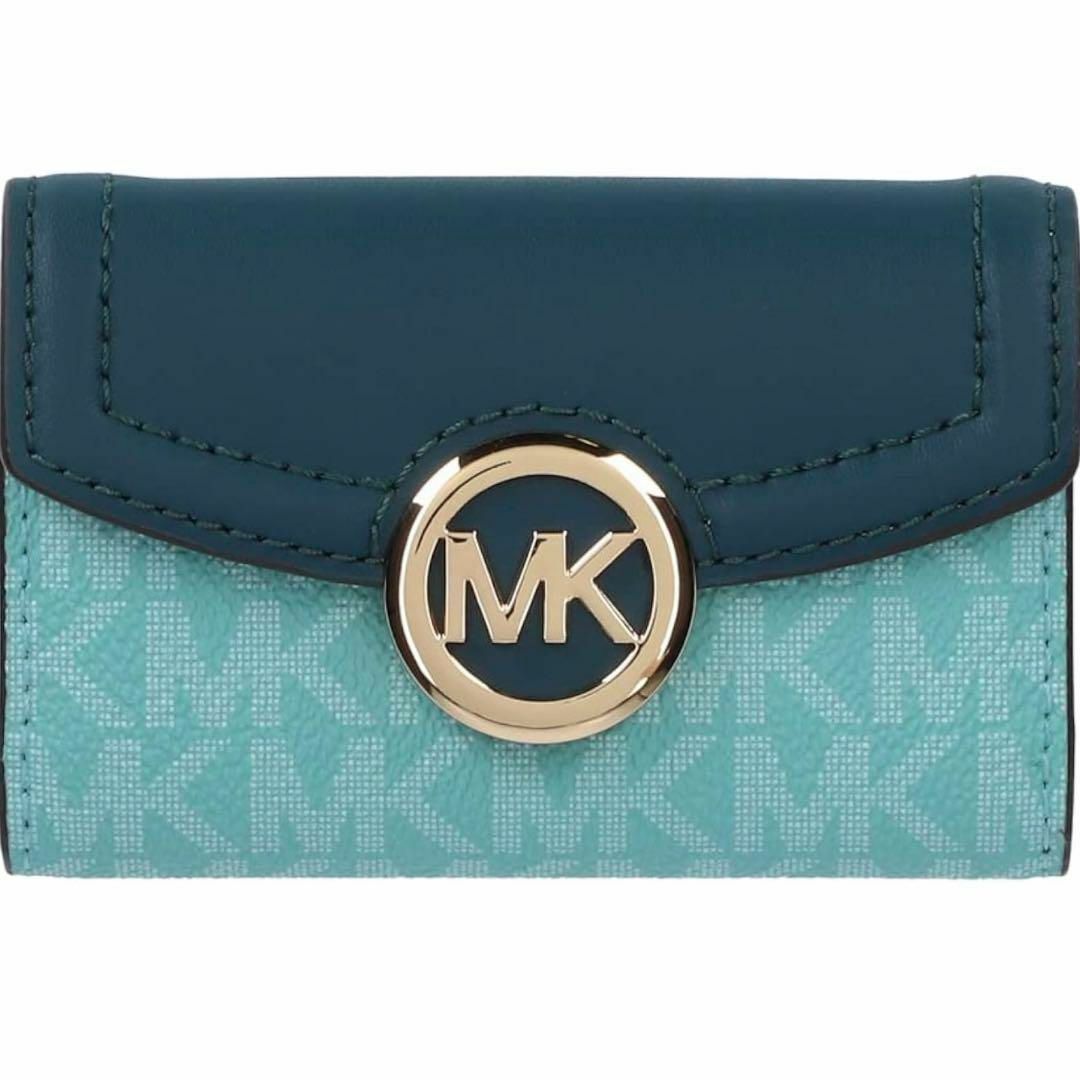 【新品】MICHAEL KORS マイケルコース 三つ折り総柄レザーキーケース