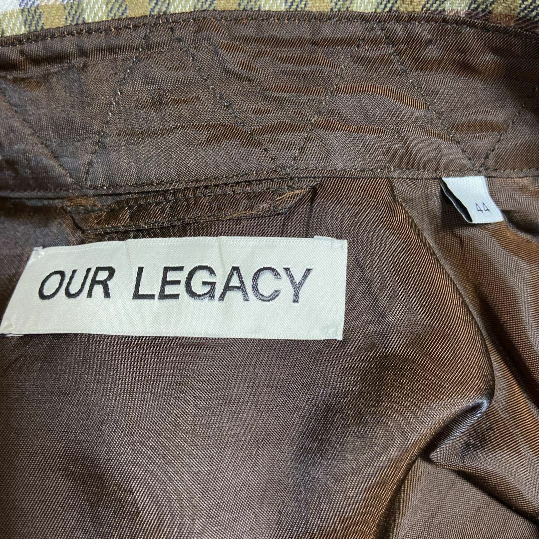 【オールシーズン使える1枚◎】OUR LEGACY 長袖チェックシャツ 7