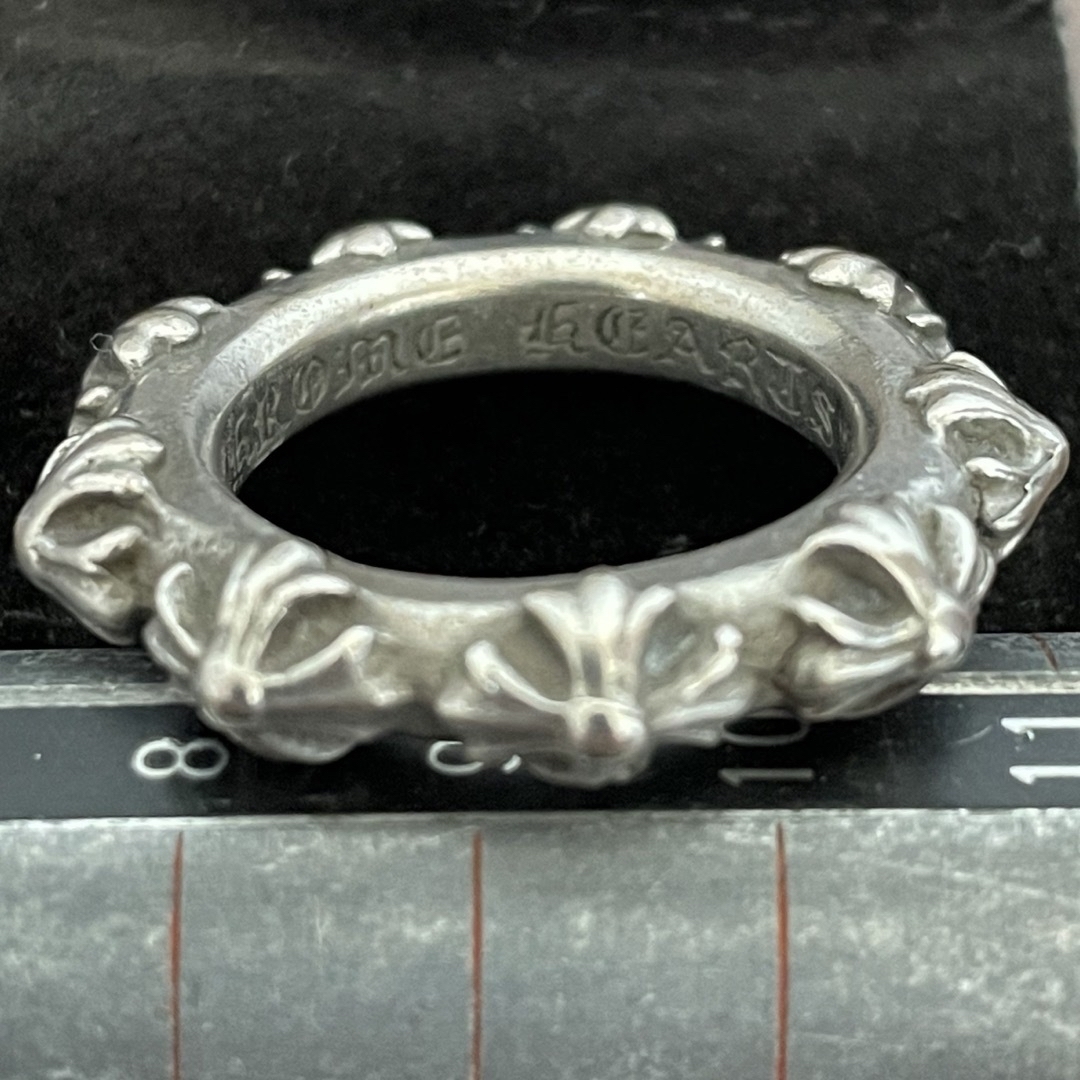 Chrome Hearts(クロムハーツ)のクロムハーツ　クロスバンドリング　17号 メンズのアクセサリー(リング(指輪))の商品写真