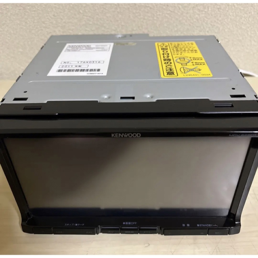 ケンウッド彩速ナビMDV-626DT最新地図更新済 新品バックカメラ付フルセット