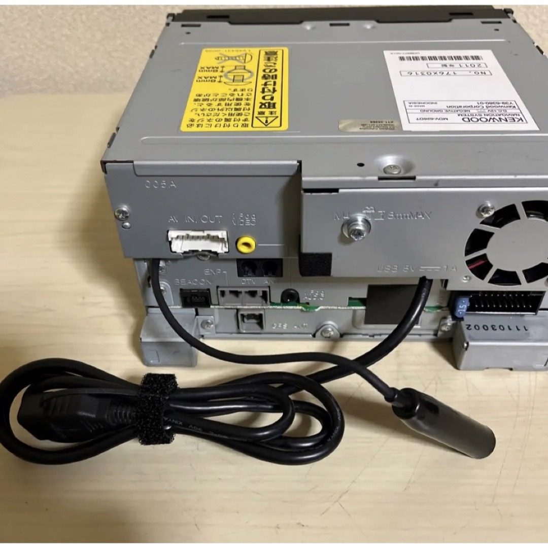 ケンウッド彩速ナビMDV-626DT最新地図更新済 新品バックカメラ付フル