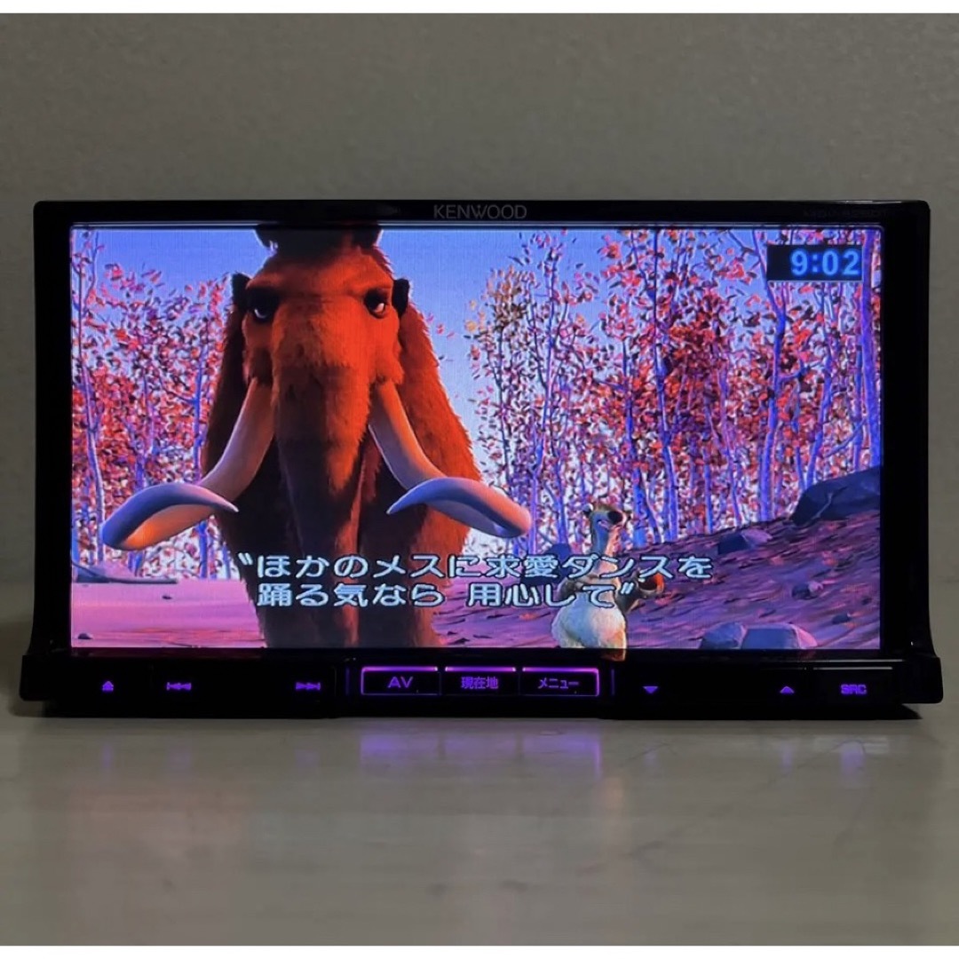ケンウッド彩速ナビMDV-626DT最新地図更新済 新品バックカメラ付フルセット