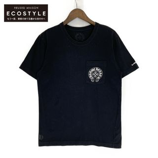 クロムハーツ(Chrome Hearts)のクロムハーツ ブラック 2212-304-0051 CH プラスクロス ポケット 半袖 Tシャツ M(その他)