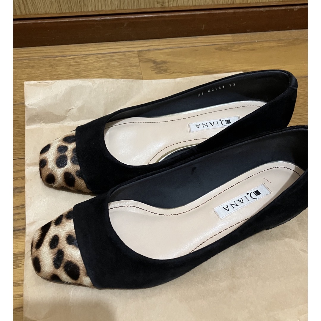 DIANA(ダイアナ)のダイアナ　レオパードパンプス レディースの靴/シューズ(ハイヒール/パンプス)の商品写真