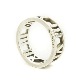 ティファニー(Tiffany & Co.)のティファニー アトラス オープンリング 指輪 AG925 シルバー 11号(リング(指輪))