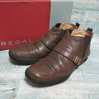 リーガル(REGAL)のREGAL  ❇️お買い得品❇️   レザー    24.5    サイドゴア(ブーツ)