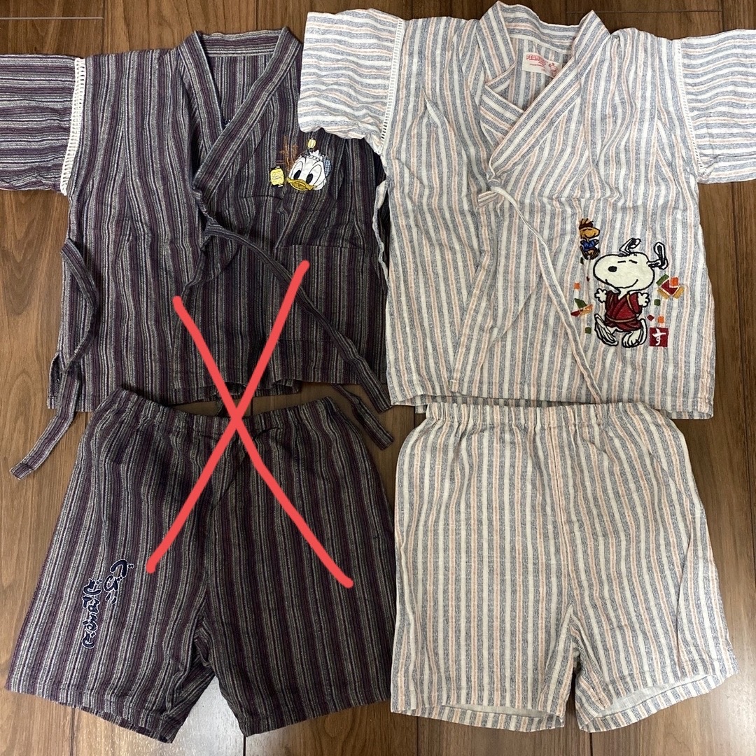 西松屋(ニシマツヤ)の男の子甚平 キッズ/ベビー/マタニティのキッズ服男の子用(90cm~)(甚平/浴衣)の商品写真