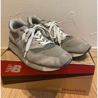 ニューバランス(New Balance)のニューバランス998グレー　27センチ(スニーカー)