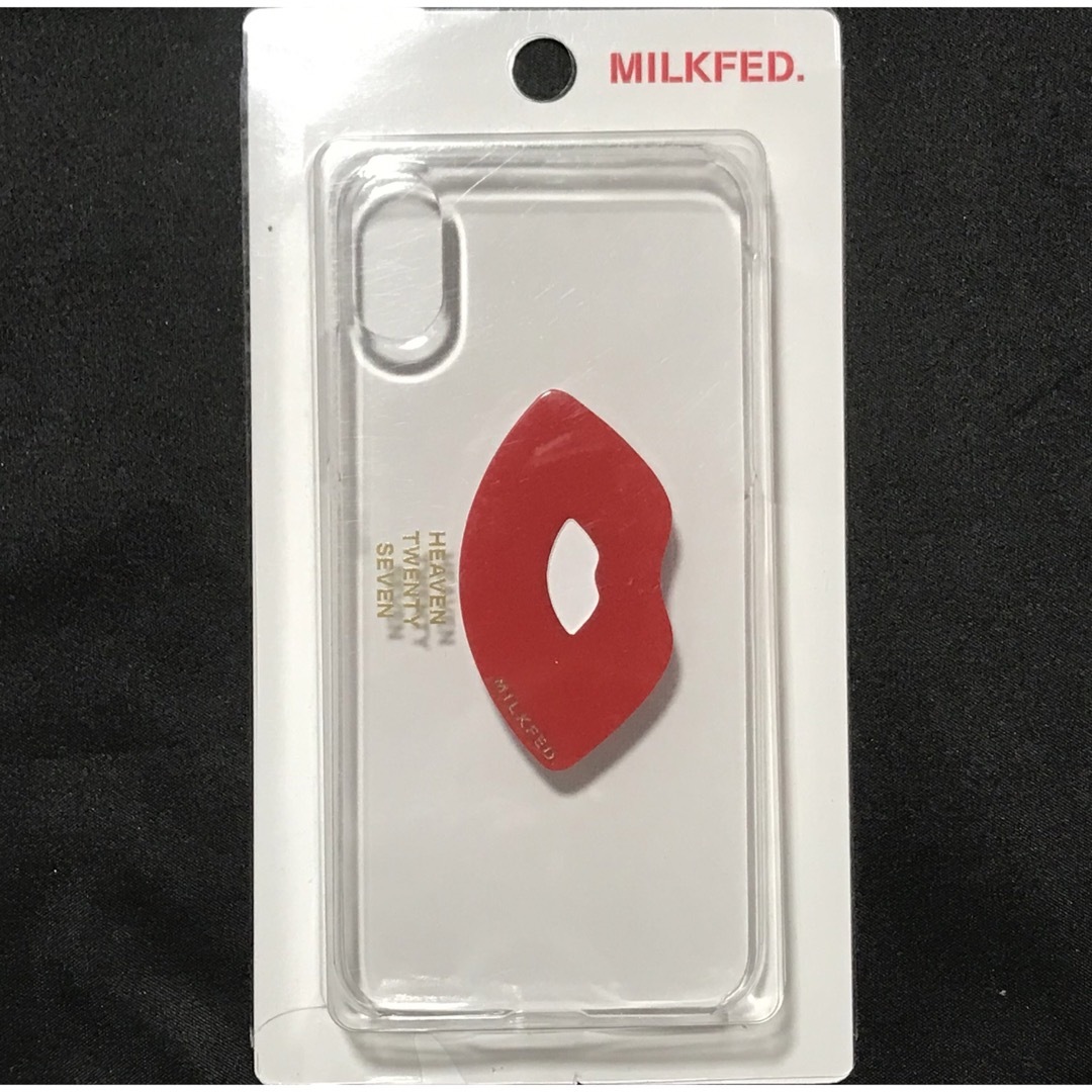 MILKFED.(ミルクフェド)のiPhoneX用 MILKFED. LIP ケース スマホ/家電/カメラのスマホアクセサリー(iPhoneケース)の商品写真