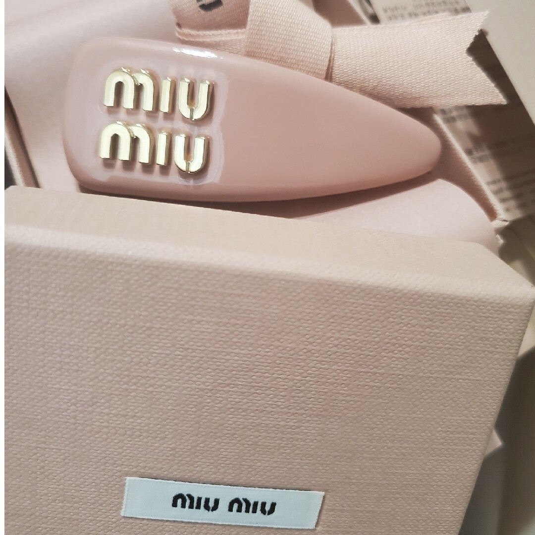 miumiu - miu miu♡ヘアクリップ♡新色ピンクの通販 by ハピベル