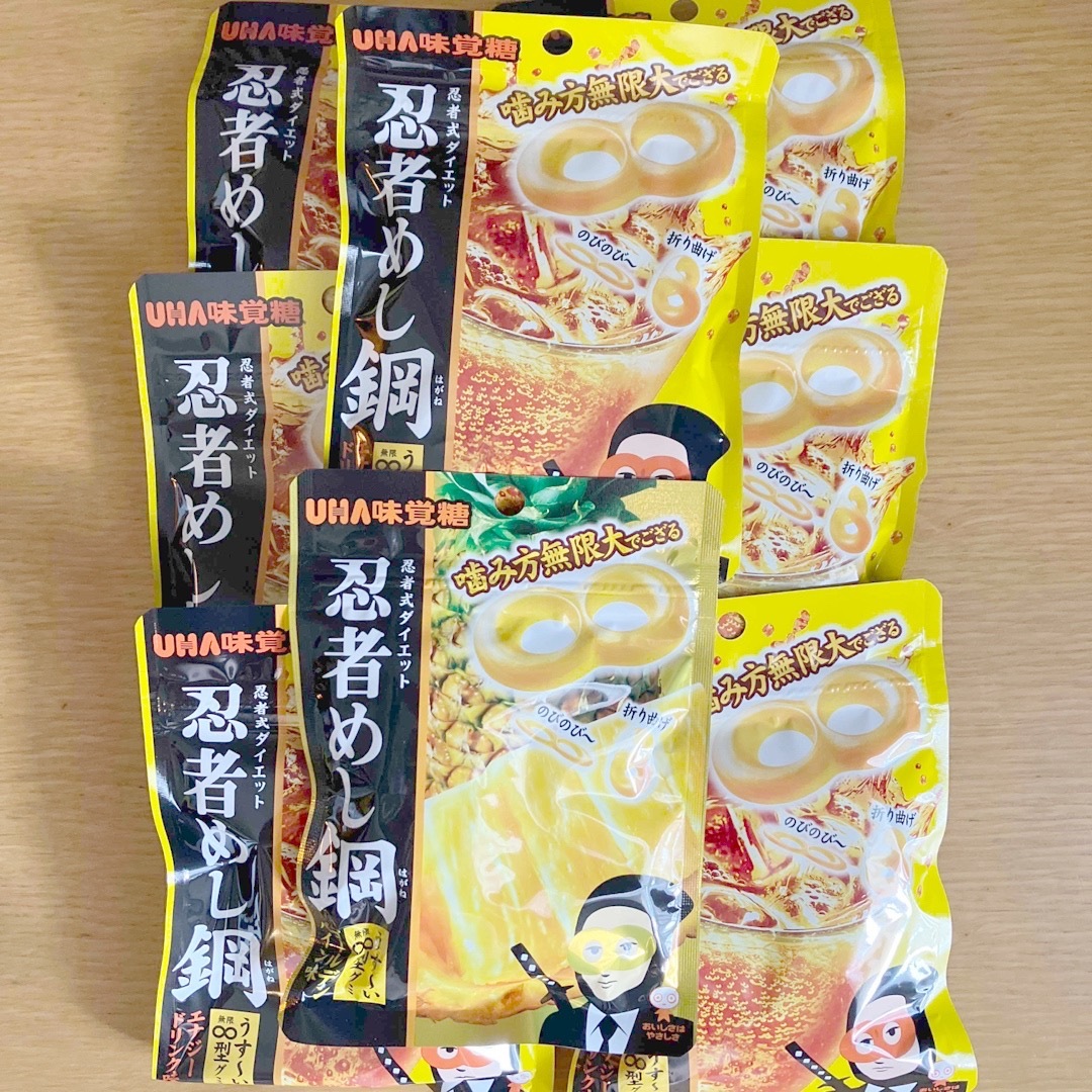 UHA味覚糖(ユーハミカクトウ)の忍者めし鋼　エナジードリンク味 食品/飲料/酒の食品(菓子/デザート)の商品写真