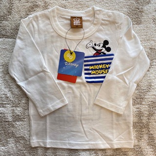 ベビードール(BABYDOLL)のbaby doll ミッキーマウス ロングTシャツ 90サイズ(Tシャツ/カットソー)