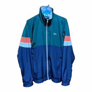 ラコステ(LACOSTE)のLacoste SPORT ラコステ ジップアップ ジャケット 古着 ネイビー(ナイロンジャケット)