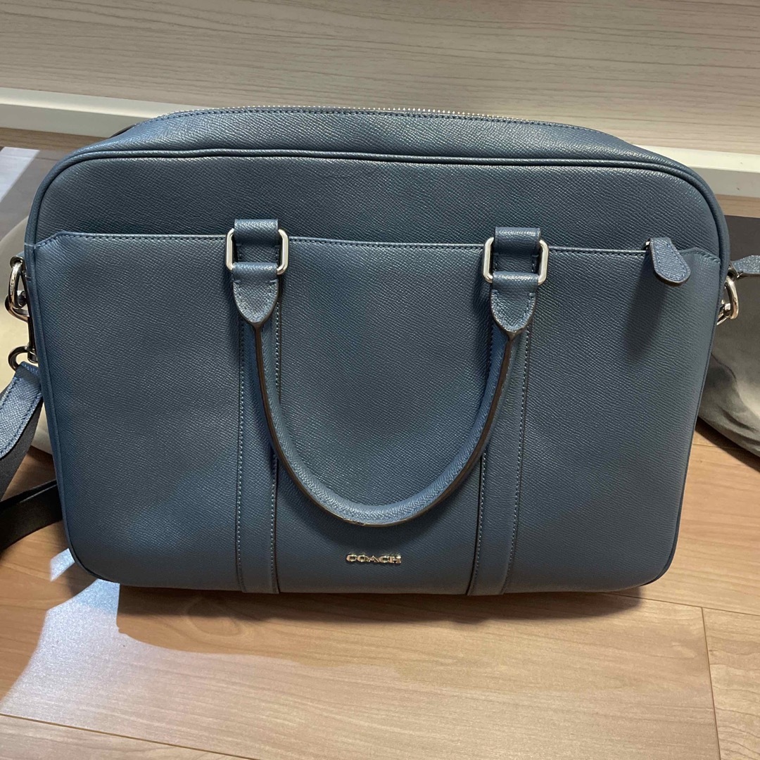 【美品】COACH ビジネスバッグ 2way A4収納可 レザー