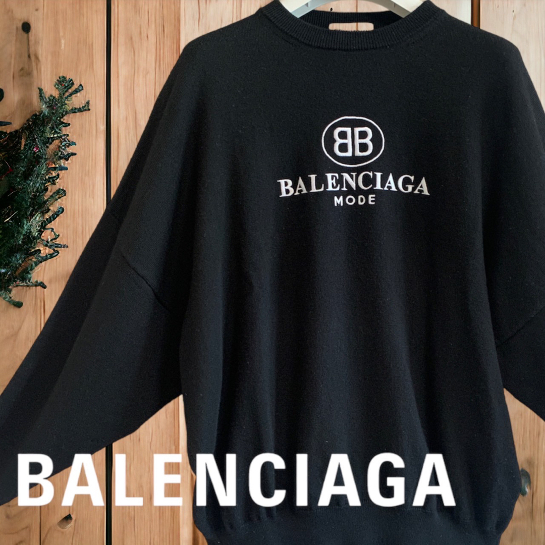 極美品】バレンシアガ♡BALENCIAGA ドロップショルダーニット - ニット ...