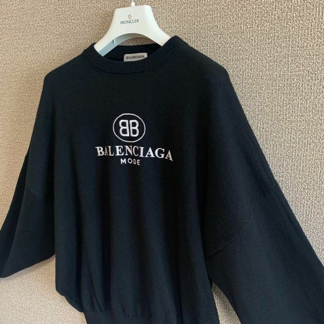 【極美品】バレンシアガ♡BALENCIAGA  ドロップショルダーニット