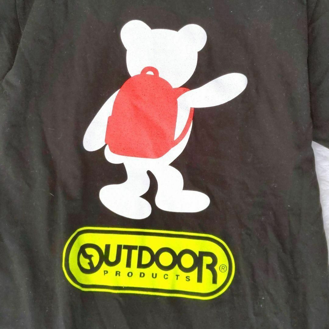 OUTDOOR(アウトドア)のアウトドア／OUTDOOR／М／ユニセックス　ホワイトベアプリントTシャツ　くま メンズのトップス(Tシャツ/カットソー(半袖/袖なし))の商品写真