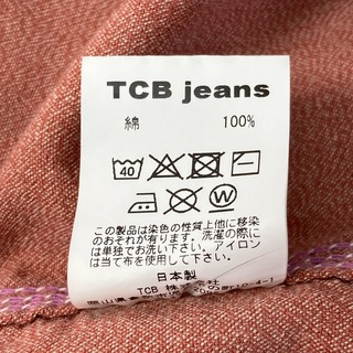 ☆☆TCB jeans シャツ Catlight Shirts ピンク サイズ 44 メンズ
