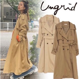 ungrid♡テンセルロングトレンチコート