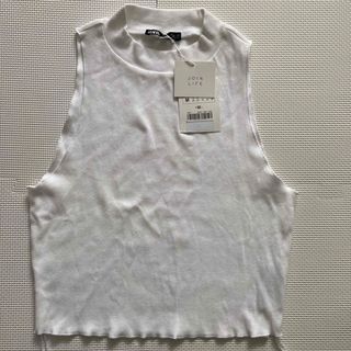 ザラ(ZARA)のZARA白タンクトップ新品(タンクトップ)