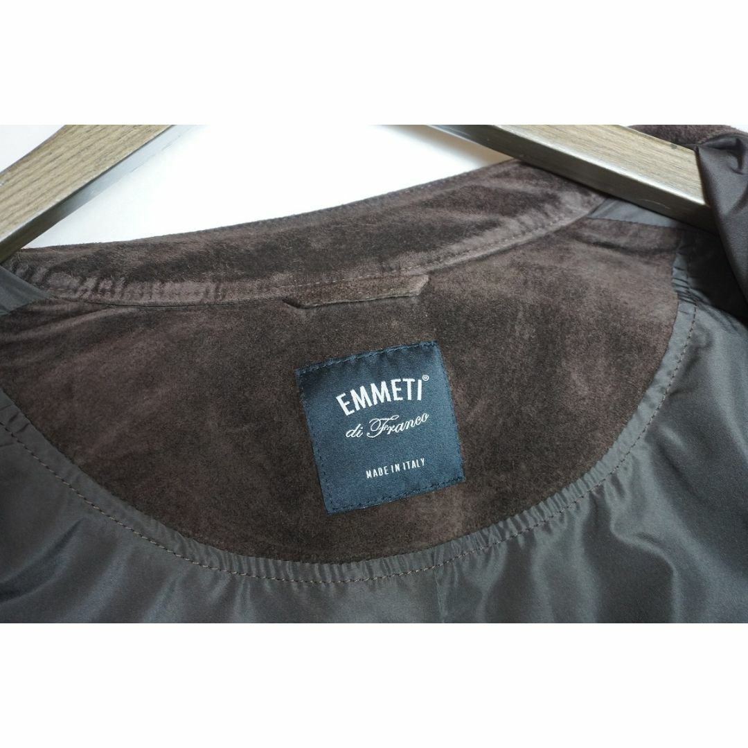 EMMETI(エンメティ)の美品21AW EMMETI ユリ ピッグ レザー シングル ライダース920Ｎ▲ メンズのジャケット/アウター(ライダースジャケット)の商品写真