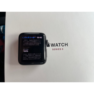 Apple Watch - ほぼ未使用Apple Watch3 本体SERIES アルミニウムスペースグレイ