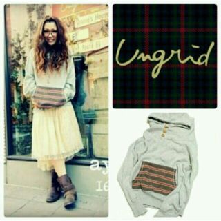 アングリッド(Ungrid)の♡Ungrid ボーダーポケットプルオーバー♡(パーカー)