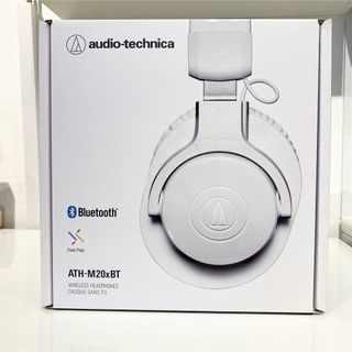 オーディオテクニカ(audio-technica)のaudio-technica ヘッドホン ATH-M20XBT WH(ヘッドフォン/イヤフォン)