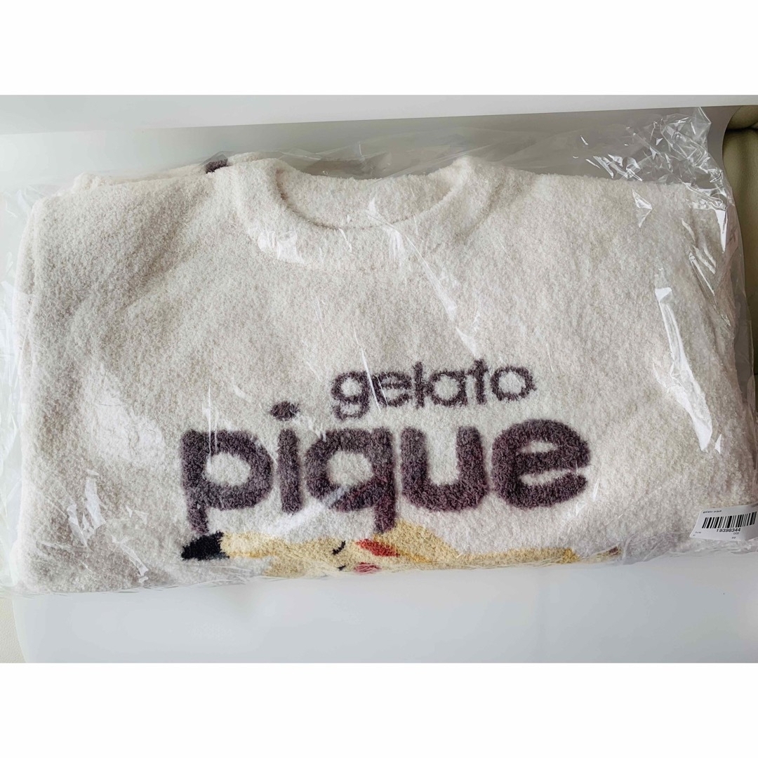 gelato pique(ジェラートピケ)のポケモンスリープ　ジャガードプルオーバー＆ロングパンツセット　ピカチュウ レディースのルームウェア/パジャマ(ルームウェア)の商品写真