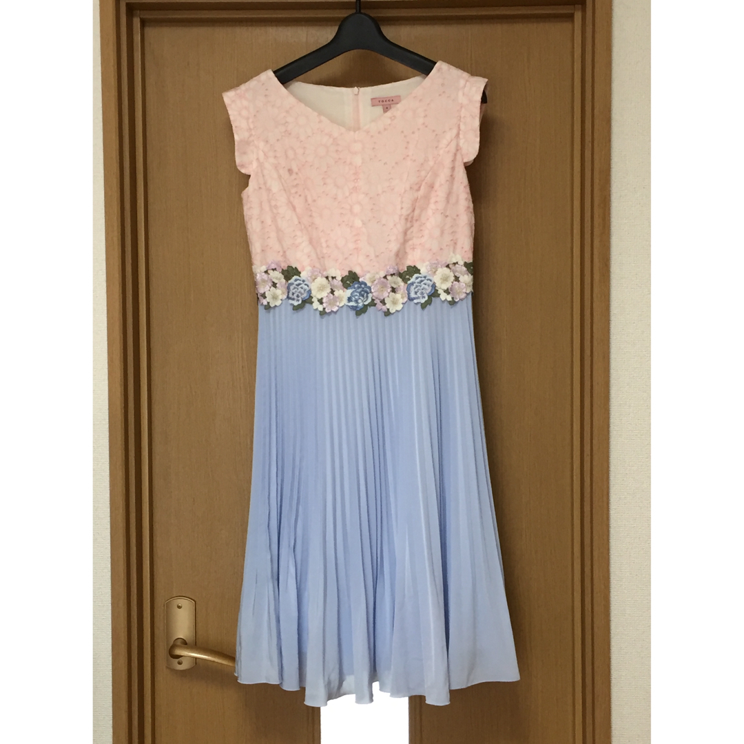 新品タグ TOCCA PINK BOUQUET GIRL 4 ワンピース