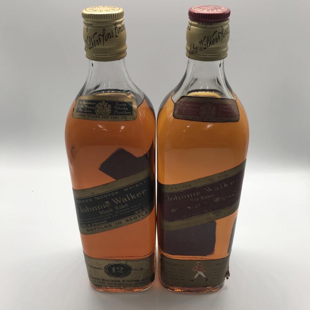 未開栓 古酒 ジョニーウォーカー Johnnie Walker 飲み比べ 2本 ...