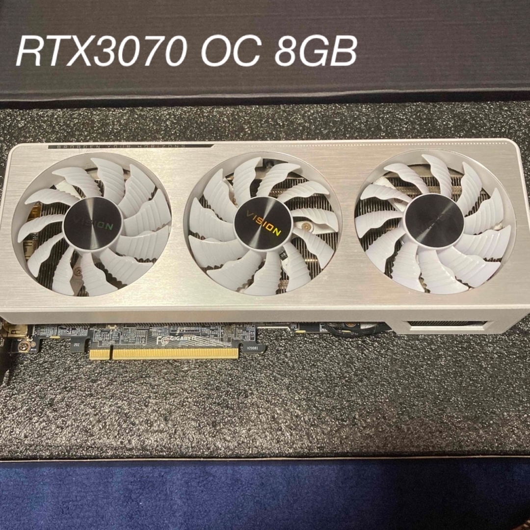 Gigabyte GeForce RTX3070 8G VisionWhite白PCパーツ