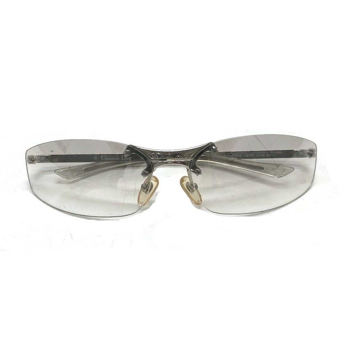ディオール Dior MINIPOP サングラス 眼鏡 サングラス メタル シルバー
