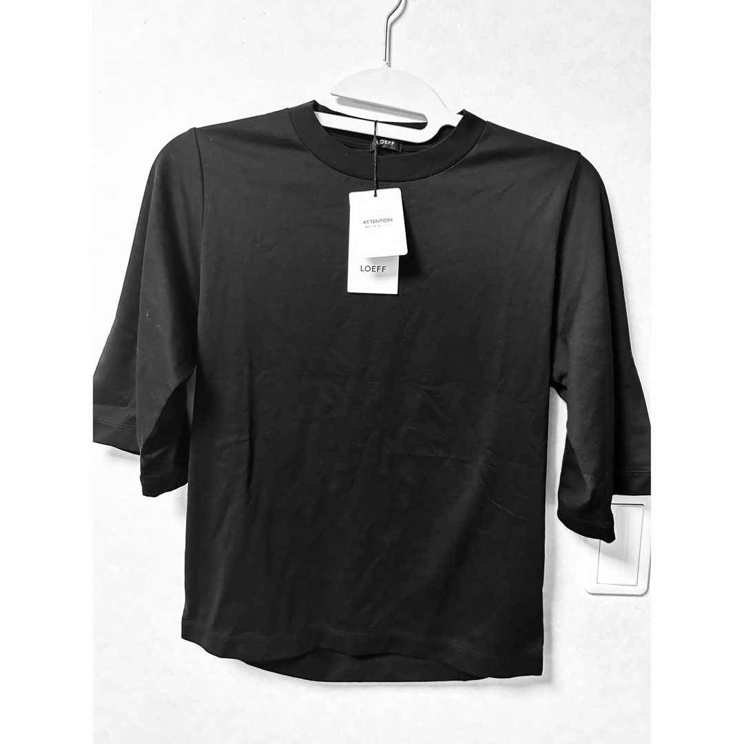 Drawer(ドゥロワー)の【t0m0様専用セット売り】LOEFF コットンショートスリーブ　Tシャツ　黒T メンズのトップス(Tシャツ/カットソー(半袖/袖なし))の商品写真