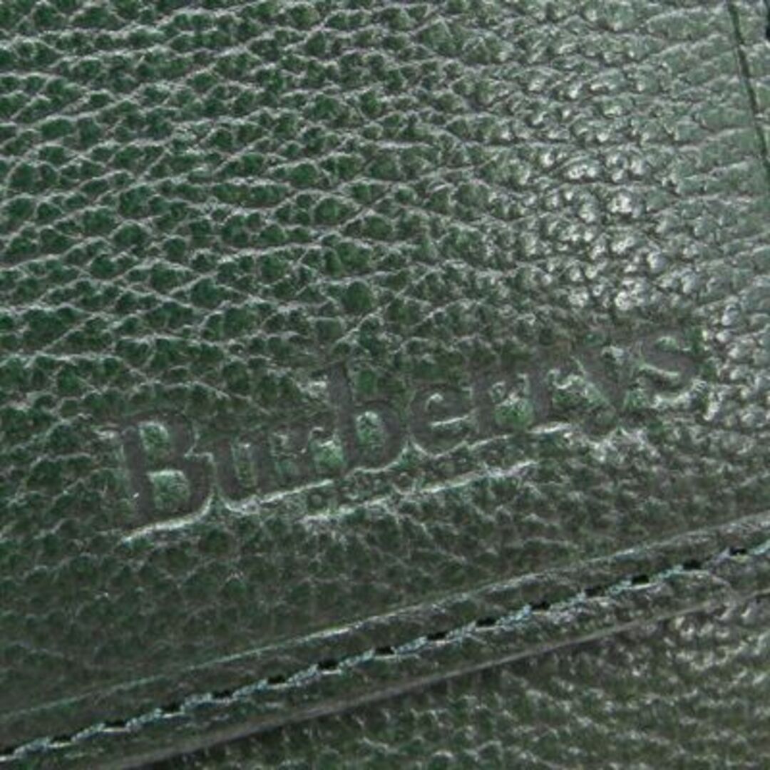 ☆美品☆【BURBERRY】カードケース コインケース ブラック グリーン-