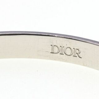 Christian Dior - ディオール バングル オブリーク シルバー メタル 