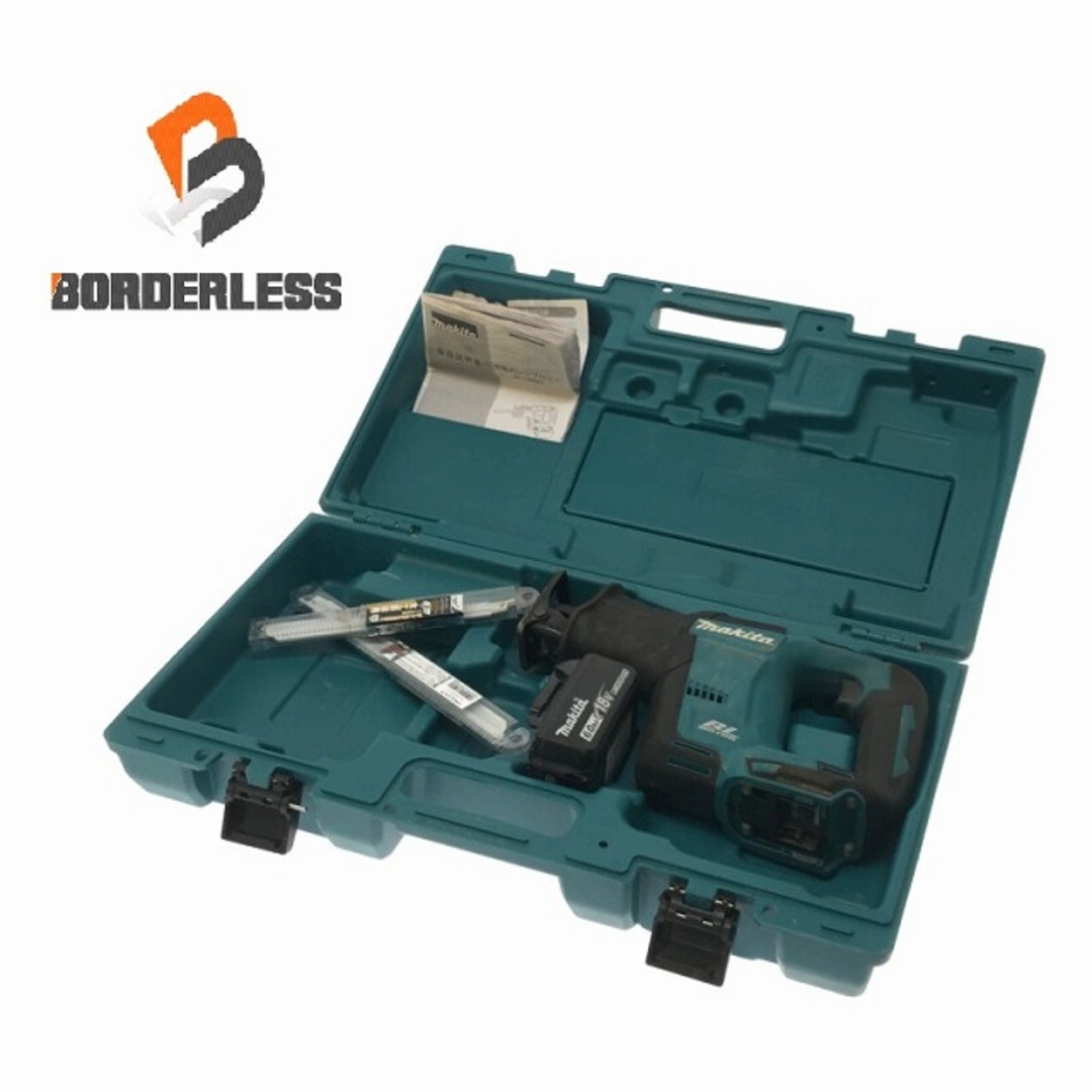 ☆品☆makita マキタ 18V 充電式レシプロソー JR188D バッテリー1個(18V 6.0Ah) 充電器 ケース付き セーバーソー/セーバソー 69175