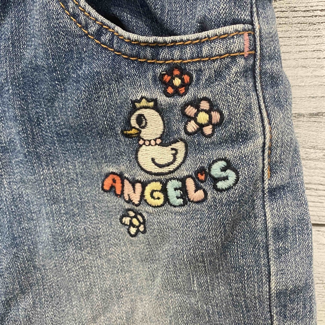 angelblue(エンジェルブルー)のエンジェルブルー ANGEL BLUE デニムショートパンツ かわいい キッズ/ベビー/マタニティのキッズ服女の子用(90cm~)(パンツ/スパッツ)の商品写真